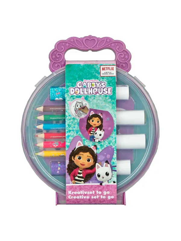 Undercover Gabby's Dollhouse Creative Coloring Set in Case