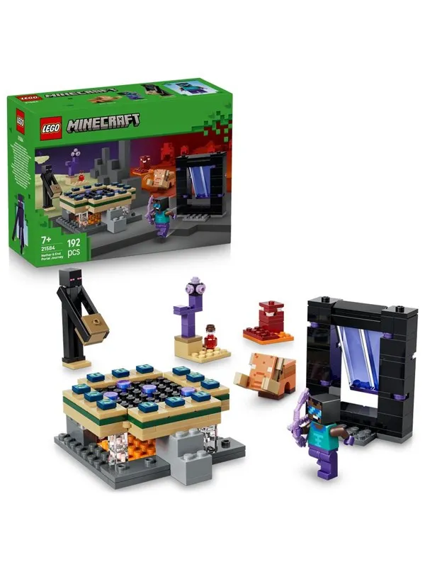LEGO Minecraft 21584 Reise gjennom portalene til Nether og End