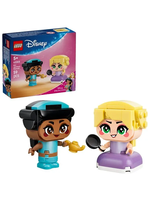 LEGO Disney 43303 Miniatyrer av Sjasmin og Rapunsel
