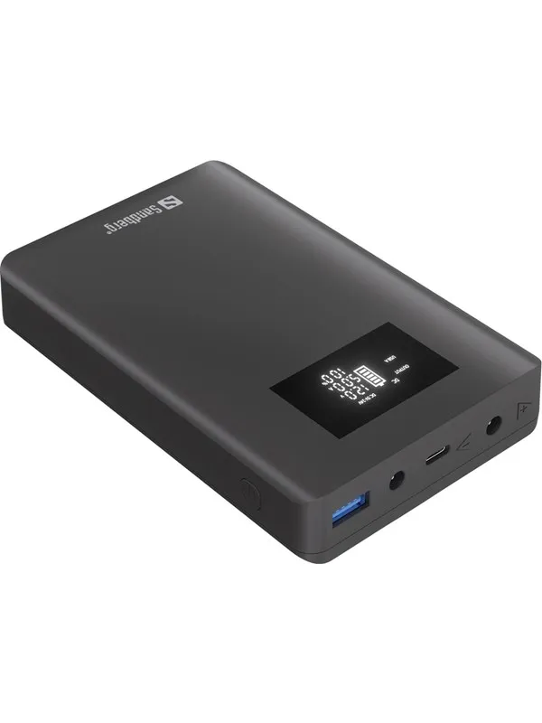 Sandberg Laptop Powerbank 20000 PD100W Nødlader - Svart - 20000 mAh