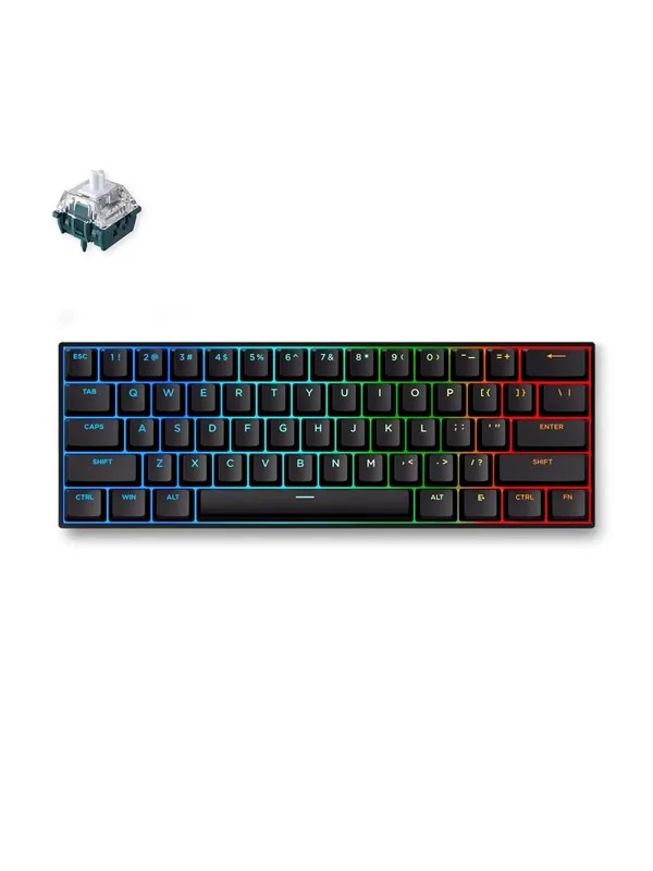MCHOSE Ace 60 Pro TTC Uranus Magnetic SE Hall Effect - Gamingtastatur - Uten numpad - Engelsk (USA) - Svart