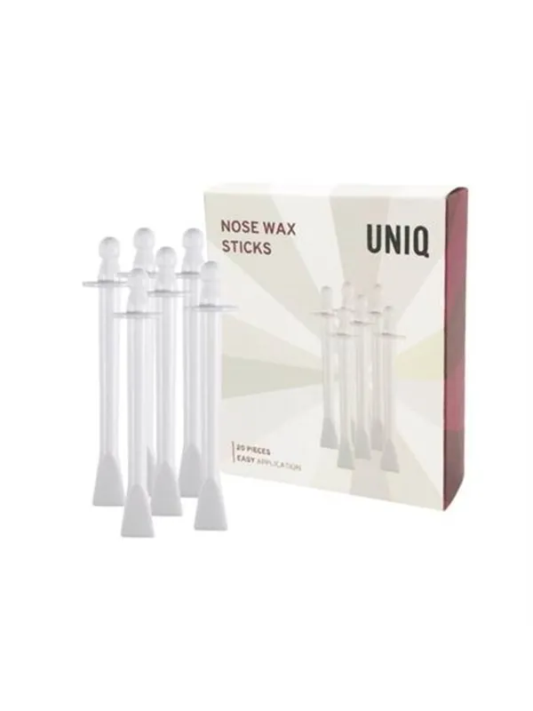 UNIQ Nesevoks Sticks - 20 påføringspinner til fjerning av nesehår