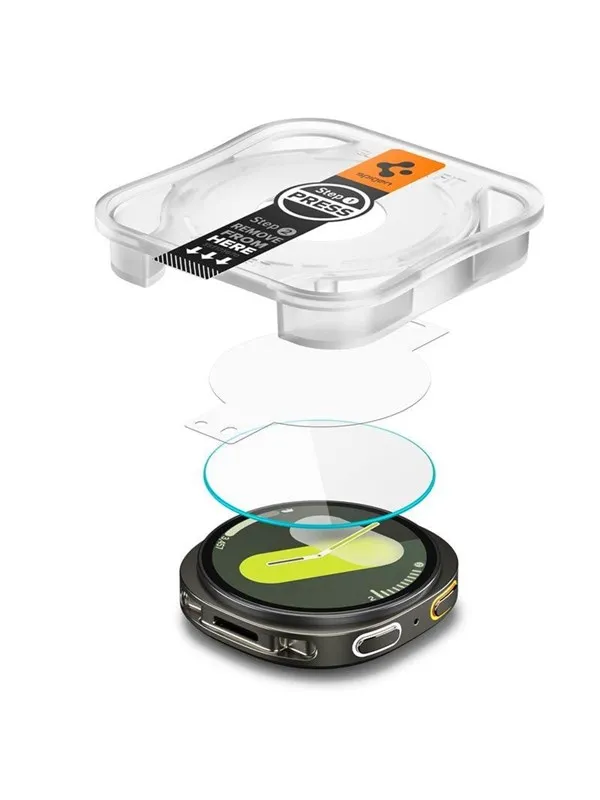 Spigen Glass tR EZ Fit 2 Pack - Samsung Galaxy Watch 8 (40mm)