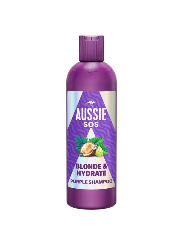 AUSSIE SOS Blonde & Hydrate Lilla - 300ml