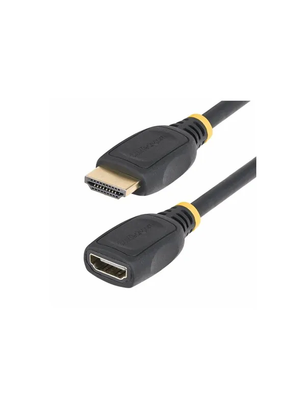 StarTech.com 6.6ft HDMI 2.0 Extension Cable 4K 60Hz M/F - HDMI extension cable - 2 m