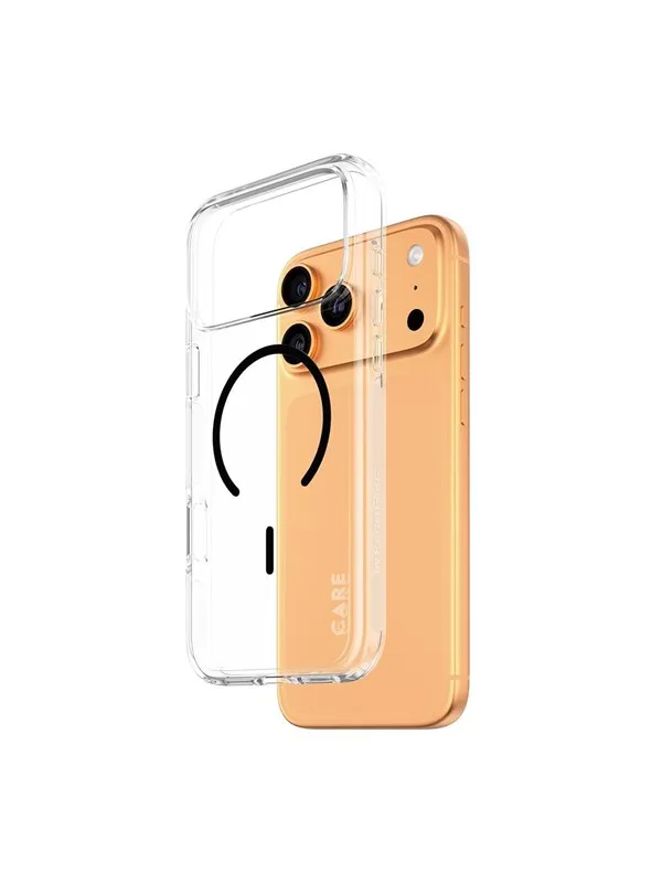 CARE by PanzerGlass Flagship Case Transparent Urban Explorer w. Black MagSafe iPhone 17 Pro Max