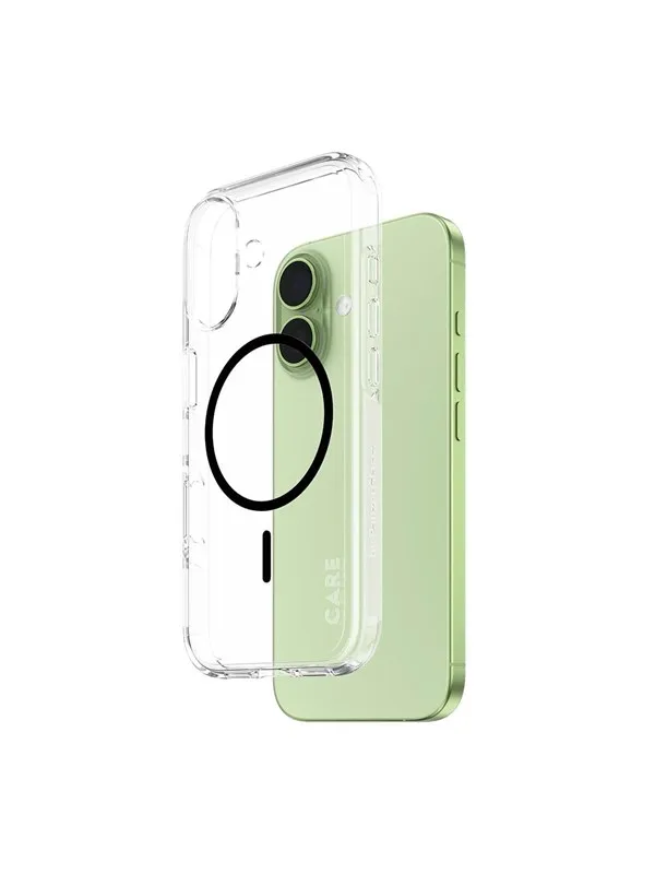 CARE by PanzerGlass Flagship Case Transparent Urban Explorer w. Black MagSafe iPhone 17