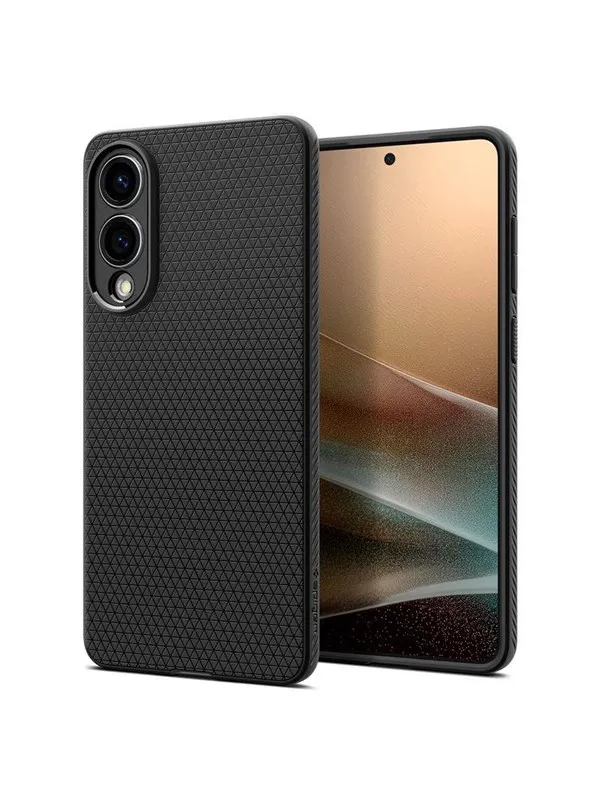 Spigen Liquid Air - matte black - Samsung Galaxy S25 Edge