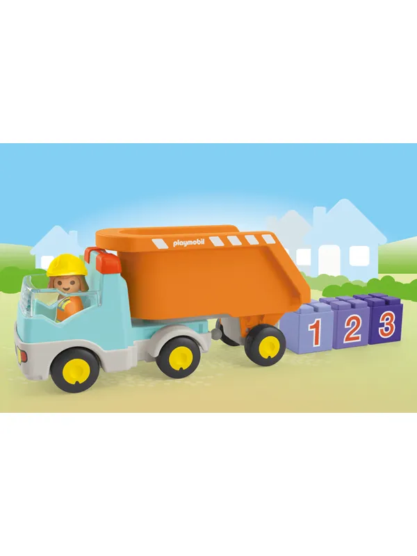 Playmobil 1.2.3 - Junior dumpbil