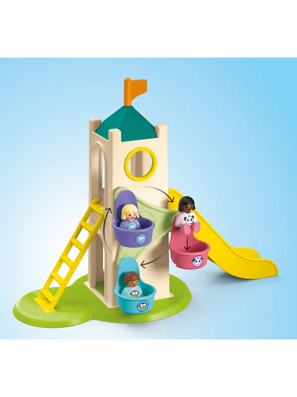Playmobil 1.2.3 - Junior eventyrtårn med iskrembod