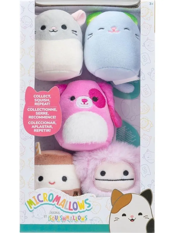 Squishmallows Micromallows (5-Pack) - 6 cm