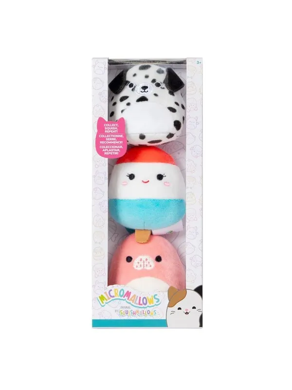 Squishmallows Micromallows - 3 (Pack) - 6.5 cm