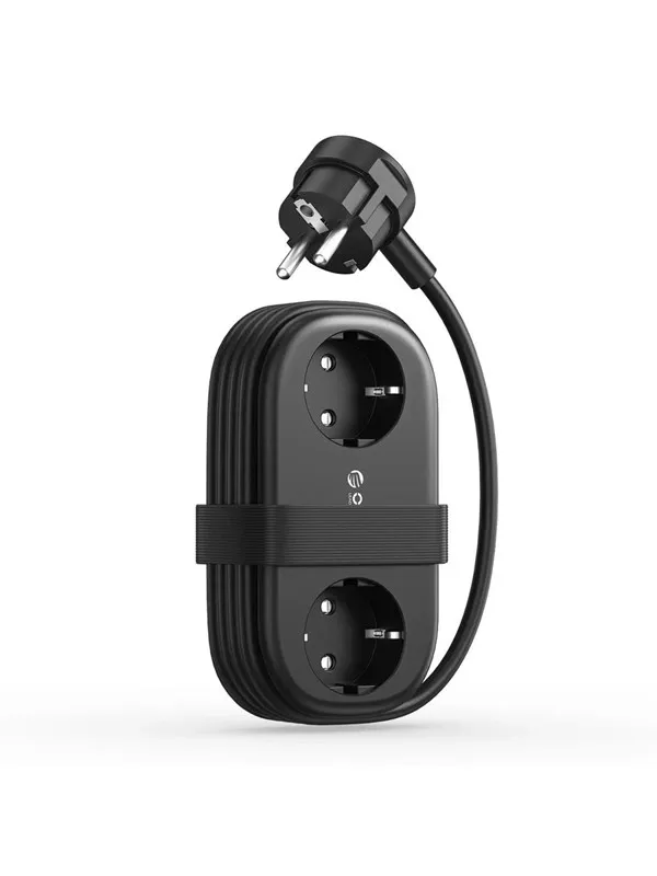 ORICO AP3 65W GaN 6in1 Power Strip 2x AC + 2x USB-A + 2x USB-C - Black