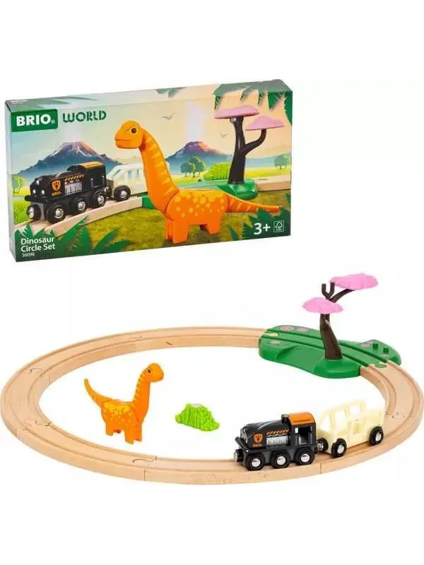 Brio Rundt togsett med dinosaur