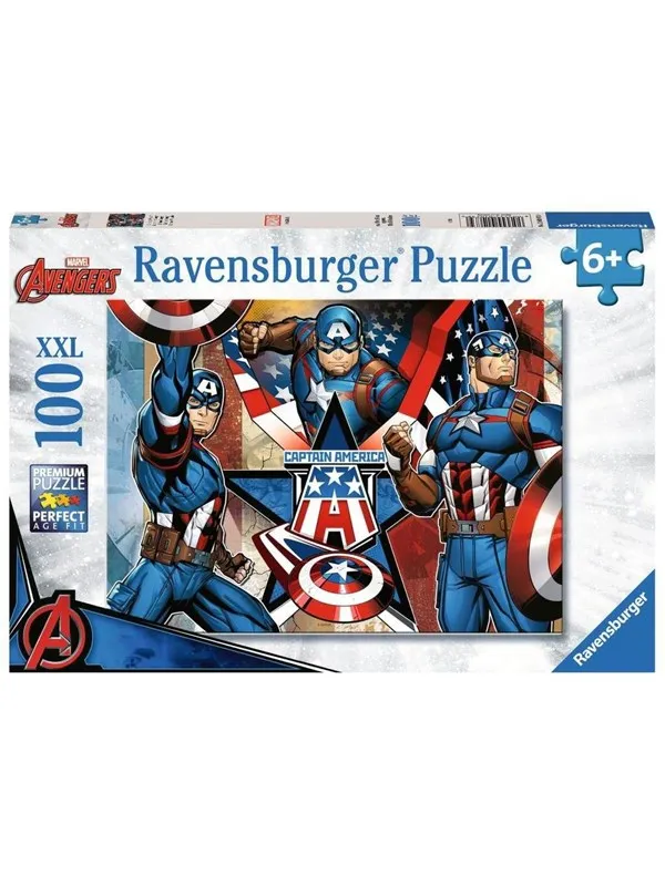 Ravensburger Marvel Hero - Captain America, 100pc XXL