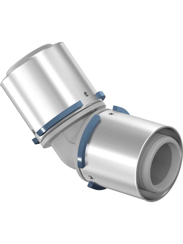 Uponor s-press composite elbow 45° 75 x 75 mm