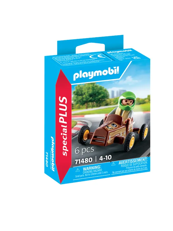 Playmobil Barn med go-kart