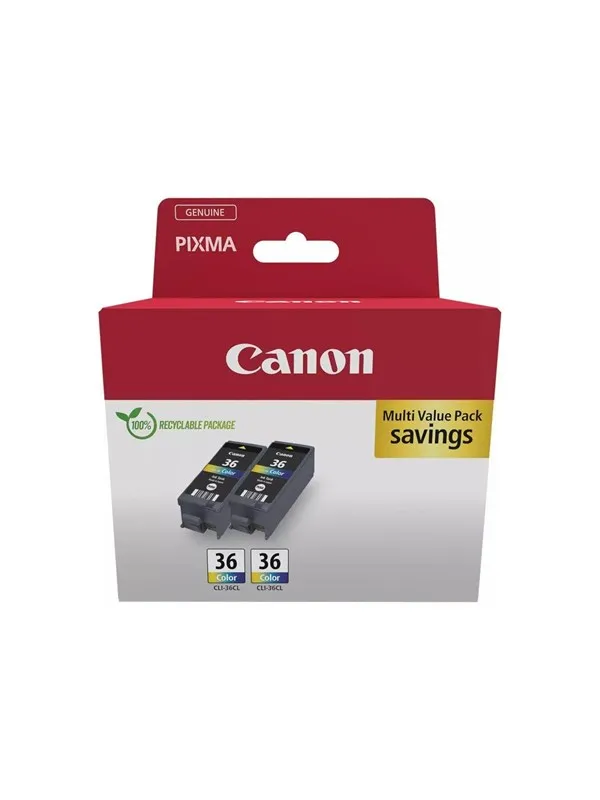 Canon CLI-36 / 1511B025 3-Color Twin Pac