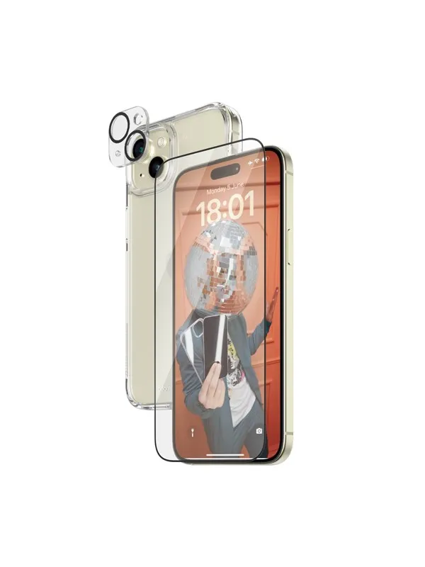 PanzerGlass 3-in-1 Pack iPhone 15 Plus