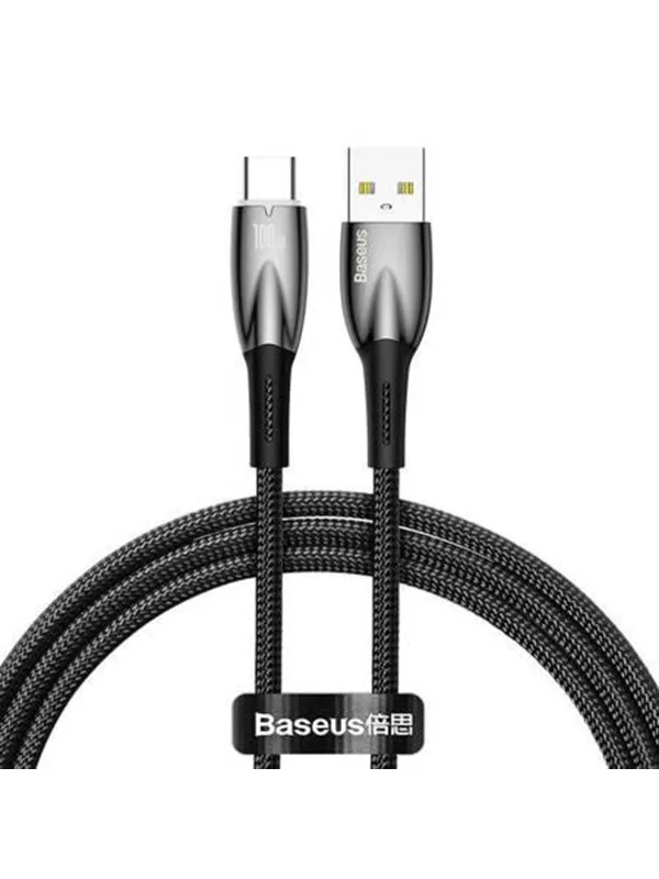 Baseus USB cable for USB-C  Glimmer Series 100W 1m (Black)