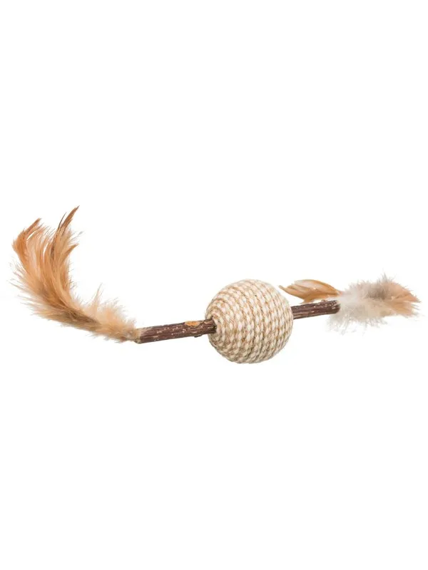 Trixie Matatabi Fjær og Rasleball Katteleke 20cm