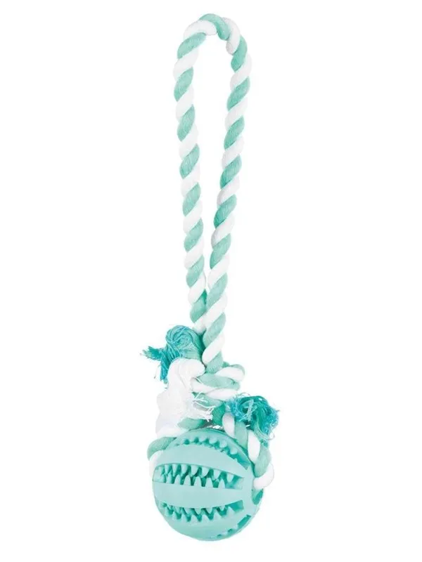 Trixie Denta Fun Playing Rope with Ball ø 7/24 cm