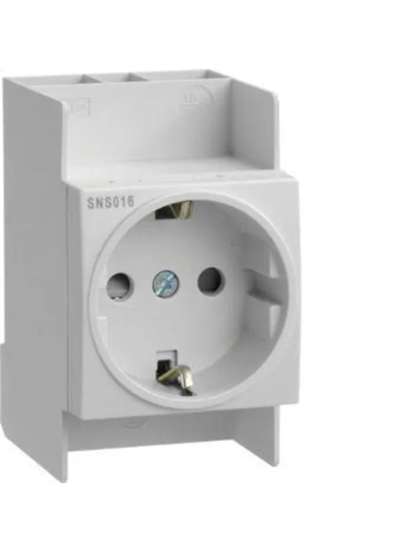 Hager Outlet schuko for din rail