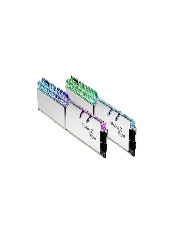 G.Skill Trident Z Royal DDR4-3600 - 32GB - CL18 - Dual Channel (2 pcs) - Intel XMP - Sølv med RGB