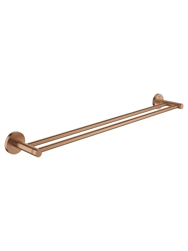 Grohe Essentials, Dobbel håndkletørker, Børstet Warm Sunset