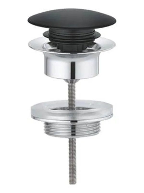 Grohe Push-up bottom valve, Velvet Black