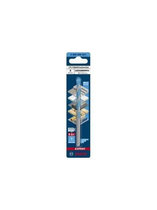 Bosch BOR CYL MULTICONSTRUCTION 8X120MM