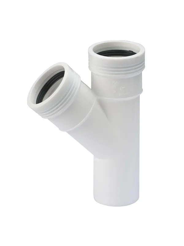 Wavin Wafix pp branch 45° ø32 x ø32 mm white