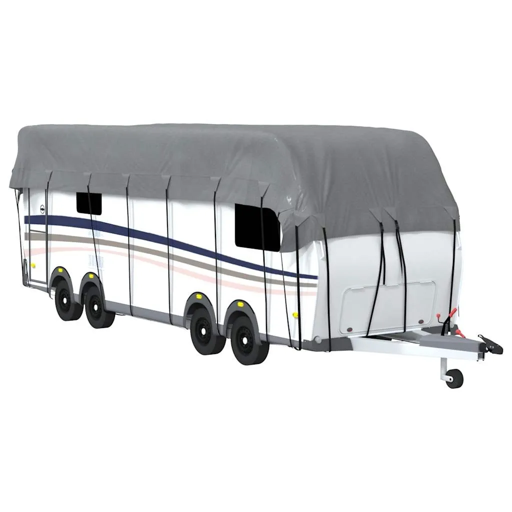 vidaXL Caravan Taktrekk grå 1000x300 cm ikke-vevet stoff
