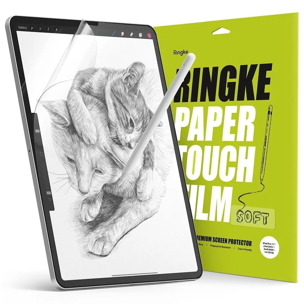 RINGKE PAPER TOUCH FILM - iPad Air 4. 2020 10,9 tommer / iPad Pro 11 tommer (ALLE) - Myke (1 + 1)