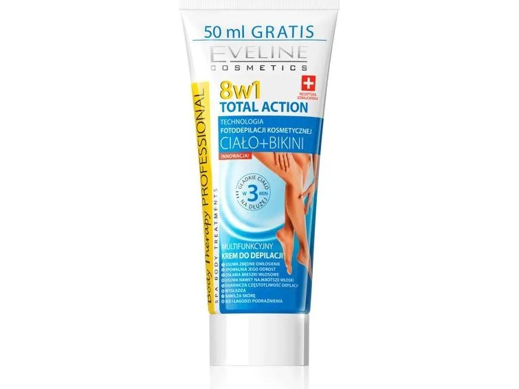 EVELINE_Botanic Therapy Total Action 8in1 multifunksjonell hårfjerningskrem 200ml