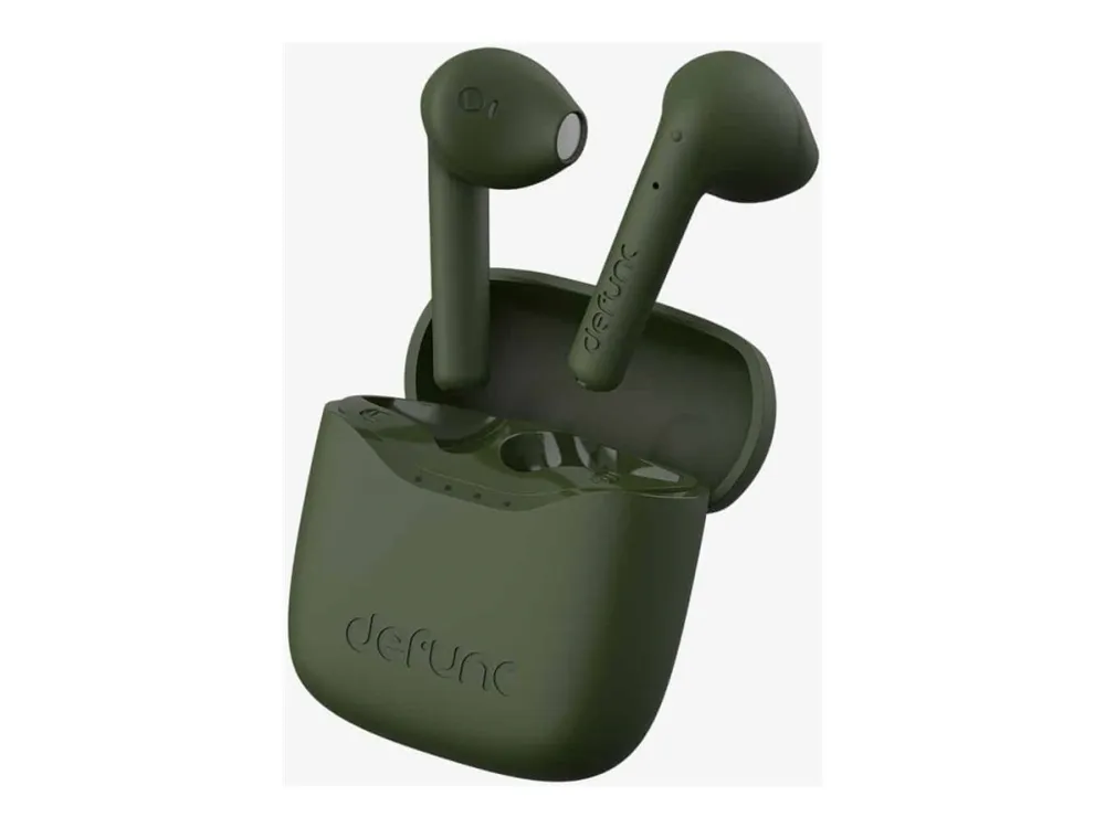 DeFunc True Lite - True wireless-hodetelefoner med mikrofon - i øret - Bluetooth - aktiv støydemping - grønn