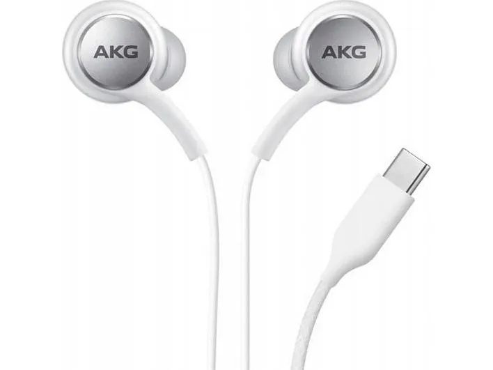 Samsung stereo in-ear-hodetelefoner EO-IC100BWE, USB-C, hvit (OOB bulk)