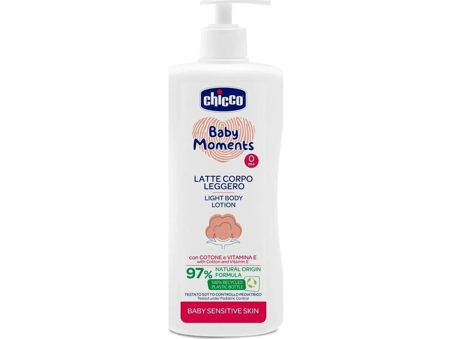 Chicco CHICC0-10243-BM LIGHT BODY LOTION 500ML 0M +