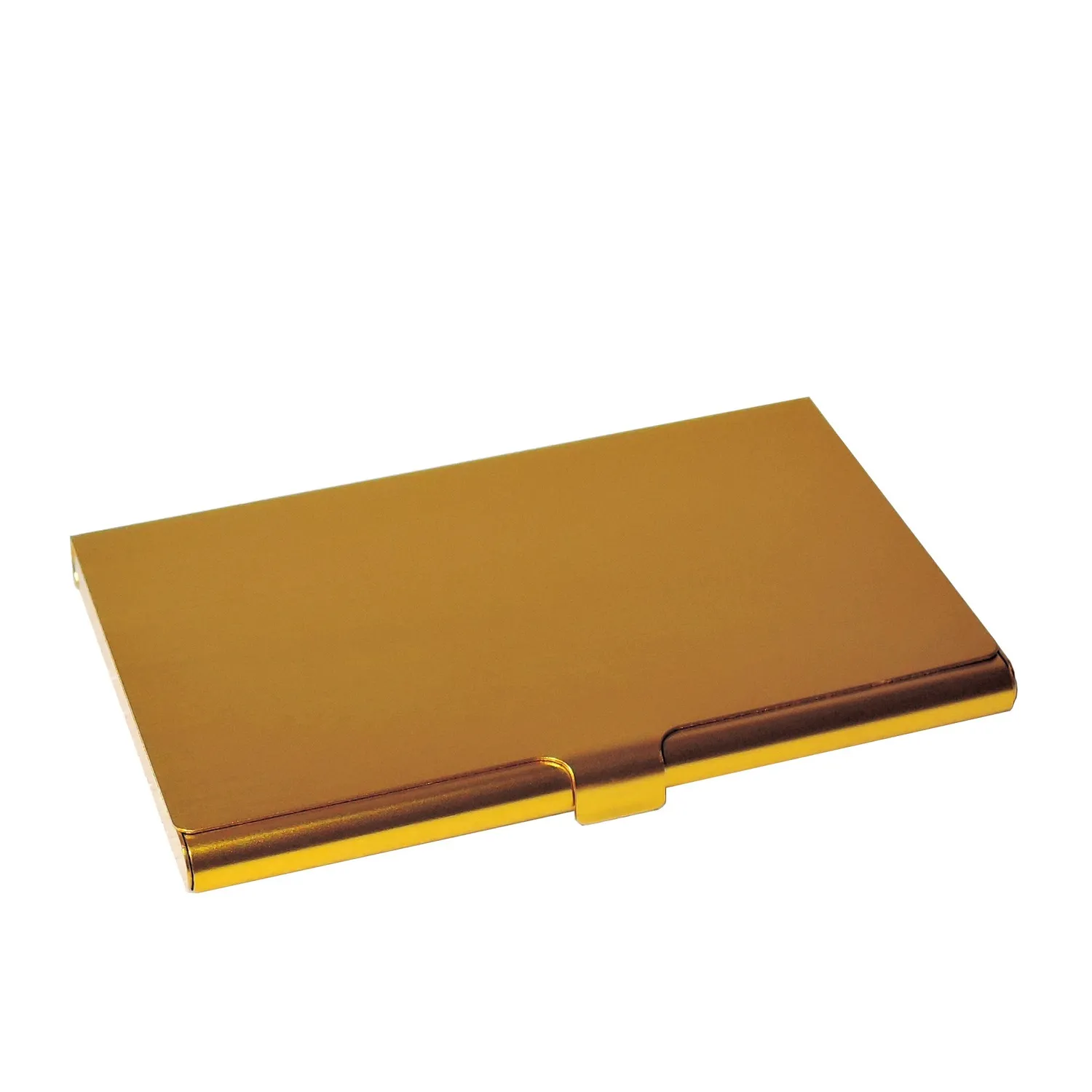 Glatt aluminiumskortholder - Gul - Lommebok