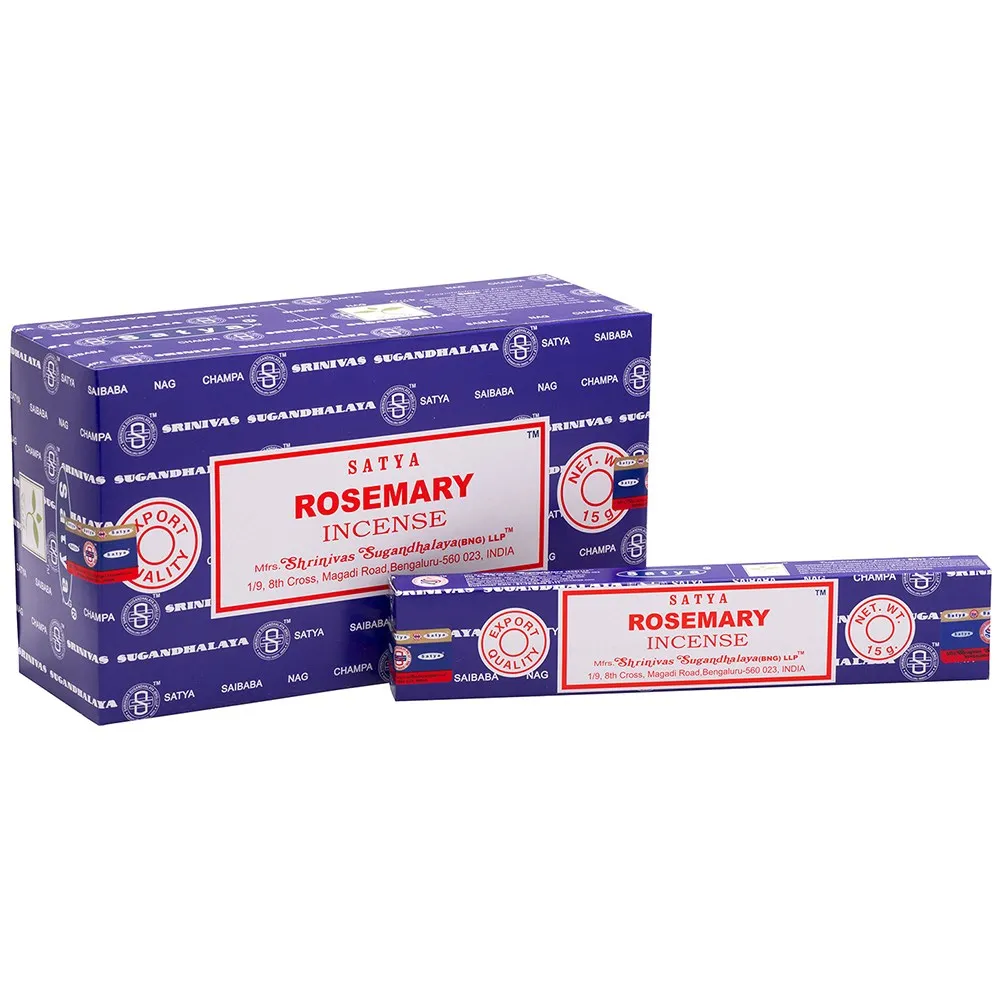 Satya Rosemary Incense Sticks (Pack of 120)