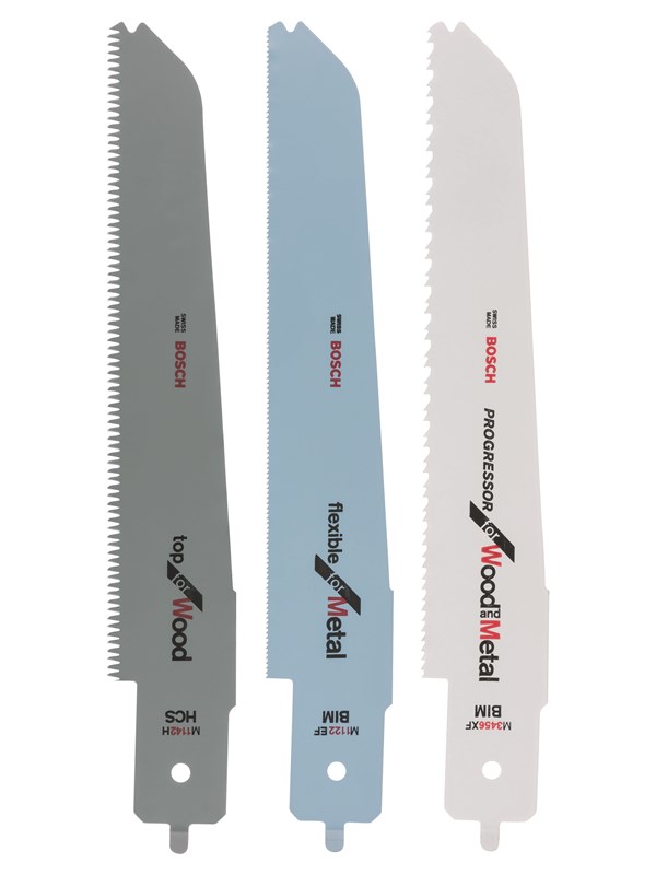 Bosch 3-delers stikksagblad til  multisag PFZ 500 E M 1142 H; M 3456 XF; M 1122 EF