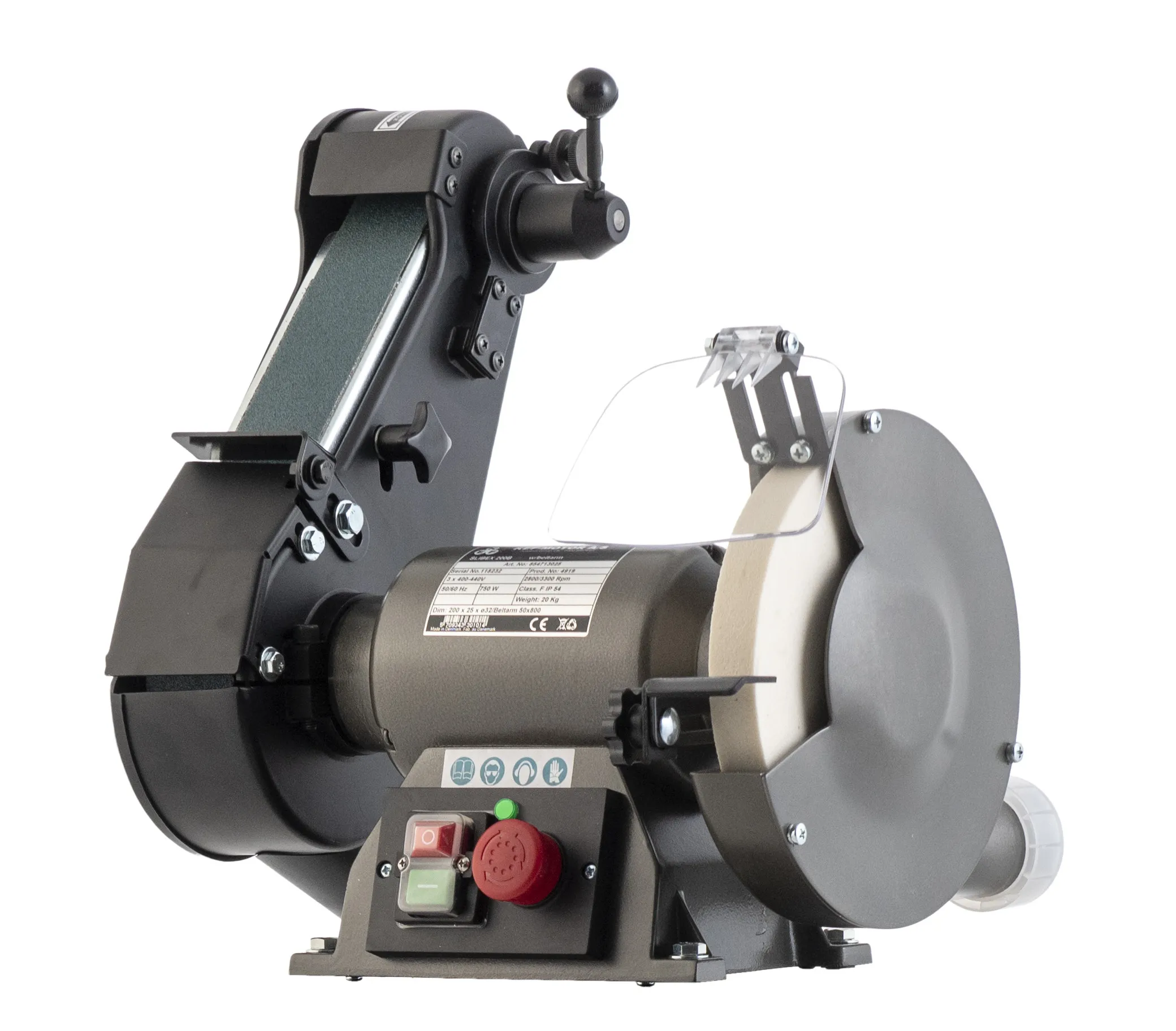 Dobbelsliper benkmodell Slibex 150 EB 1×230V-50Hz