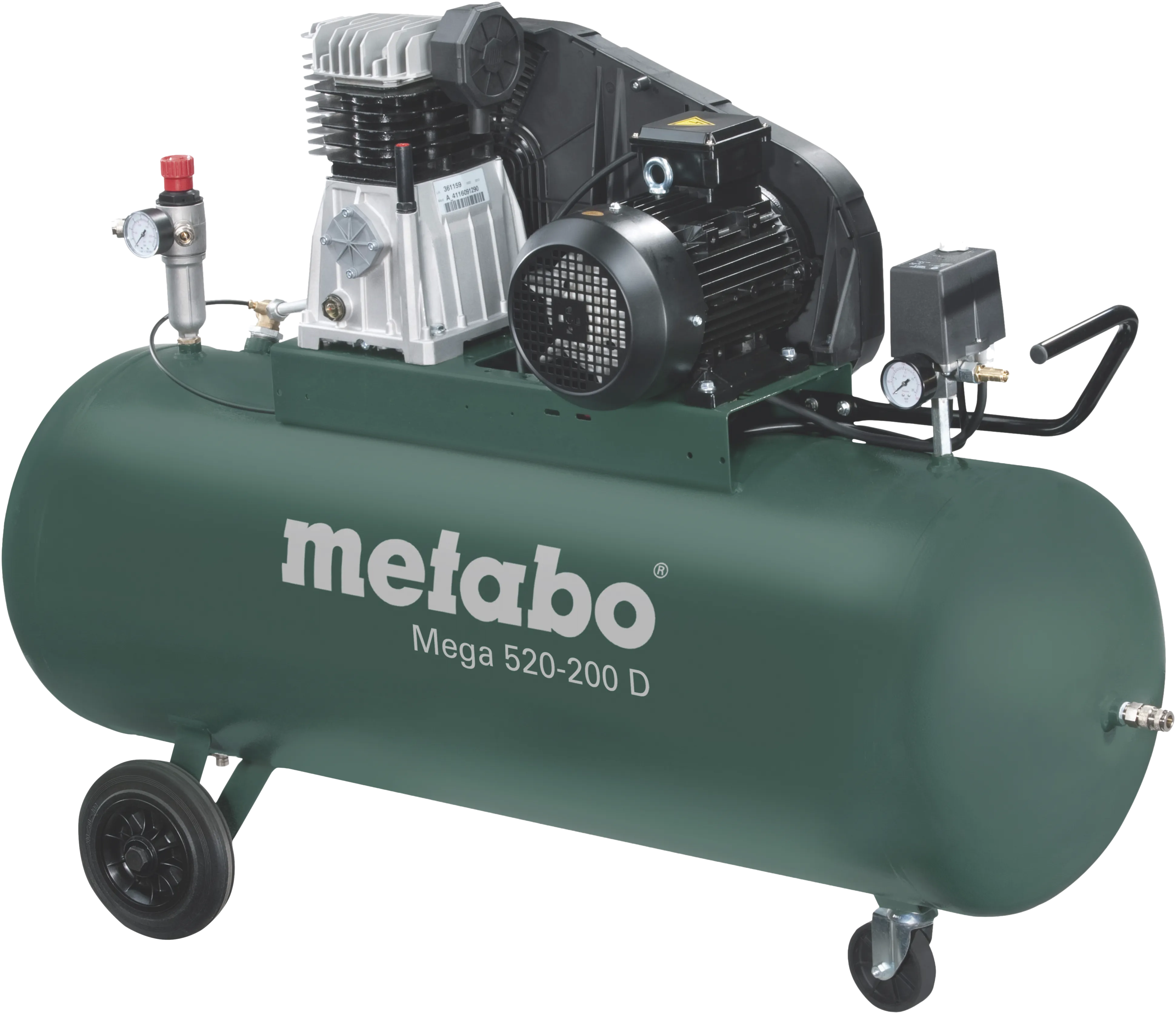 Kompressor Mega 520-200 D 10 bar 370 ltr/min 400V