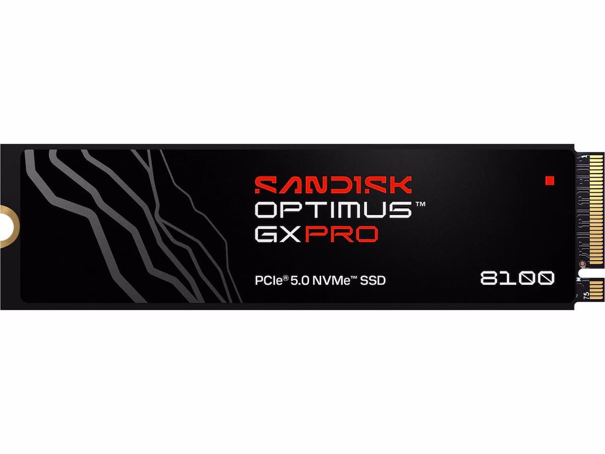 SANDISK Optimus GX PRO 8100 SSD - 1TB - M.2 2280 - PCIe 5.0 - Uten varmespreder