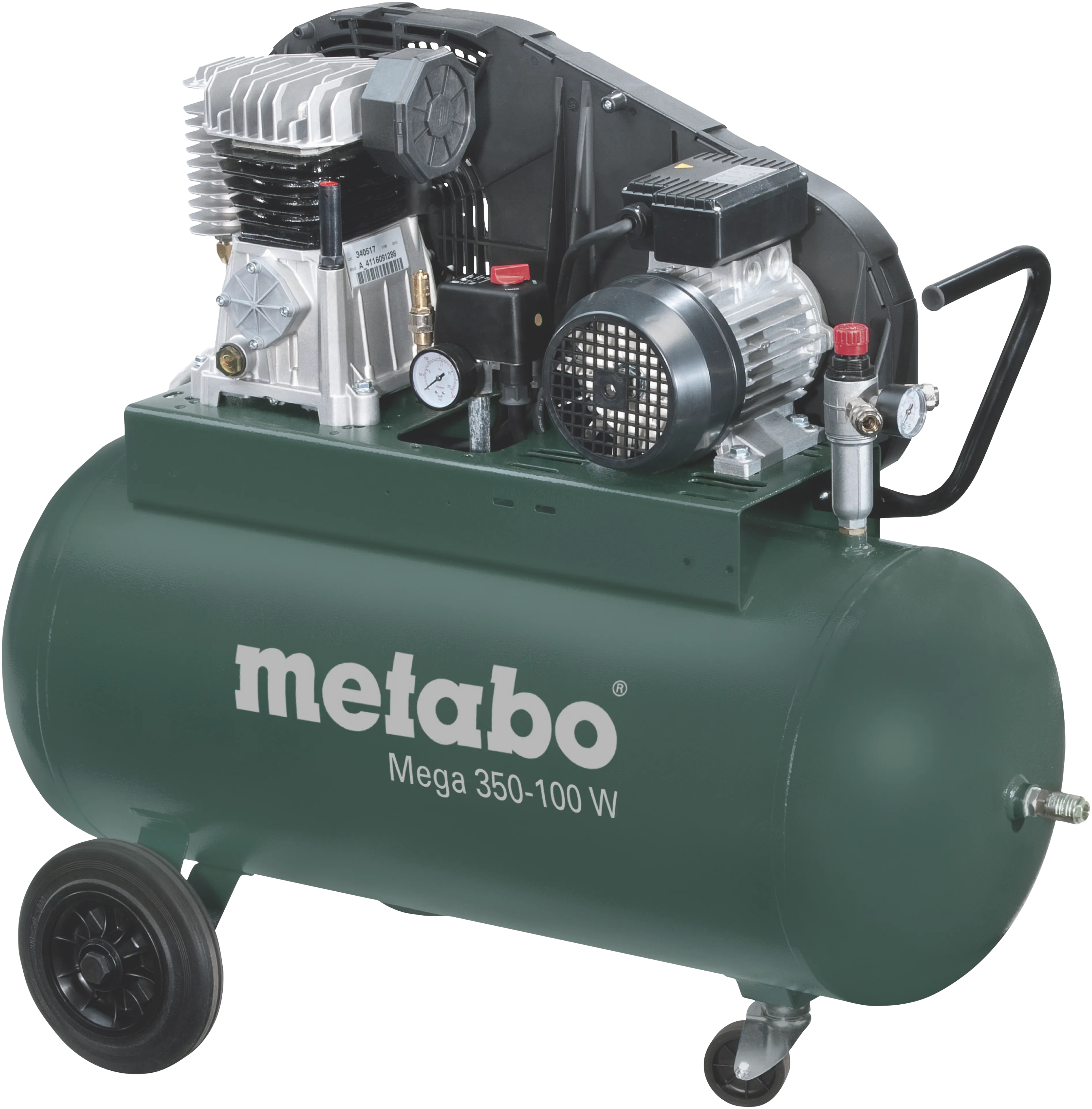 Kompressor Mega 330-100 W 10 bar 220 ltr/min 230V