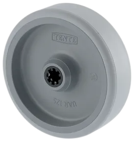 Løst hjul UAR 080×38 ø20×44 grå