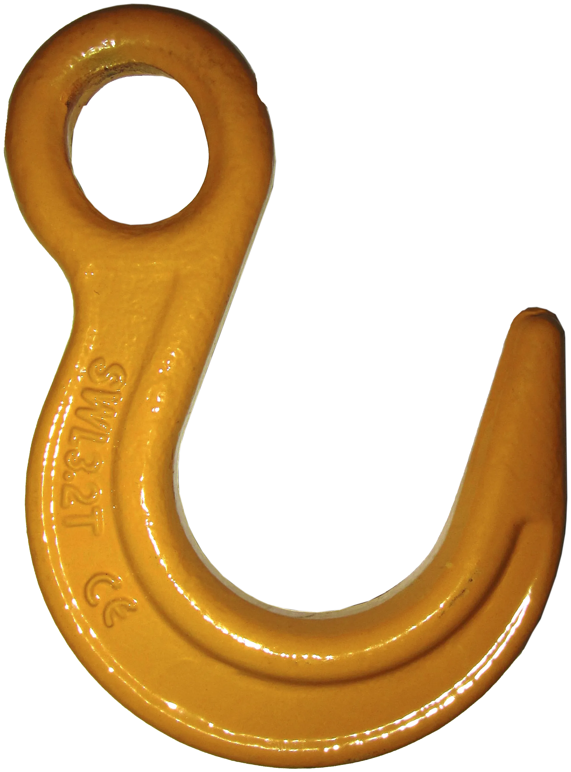 Støperikrok kl.8 gulmalt 10mm