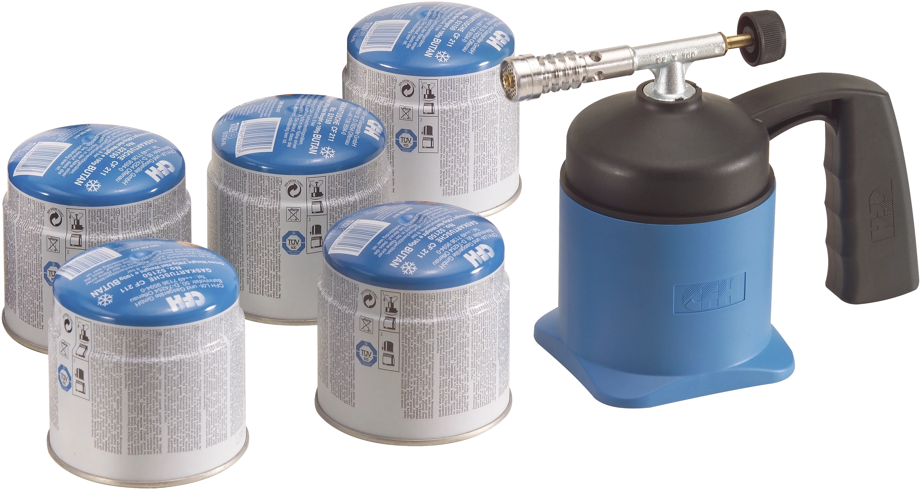 Gassbrenner CFH LM1000 m/5×gass 190 g