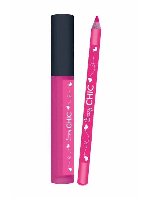 Clementoni Crazy Chic Lipgloss and Lipliner Strawberry