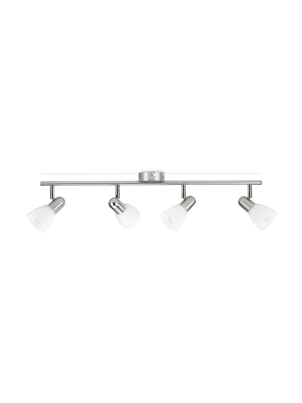 Philips burlap bar/tube nickel 4x40W 230V